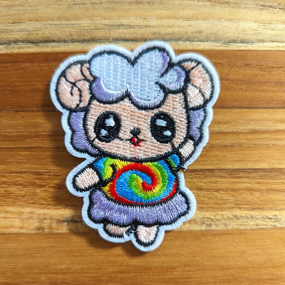 Animal Crossing Iron-on Embroidered Patch Sheep Character: Dom